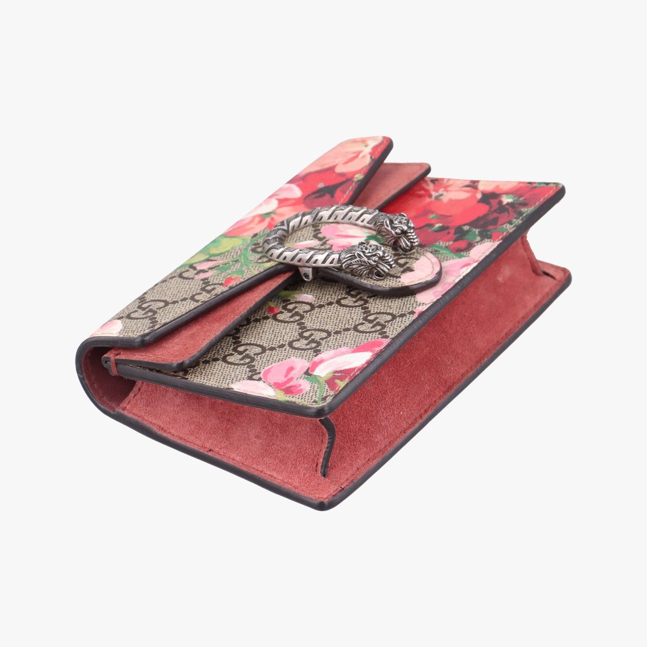Gucci Dionysus Beige Multicolor Suede Shoulder Bag — view 5