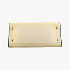 Prada Open Tote Bag Yellow Saffiano Patent 7 — view 3