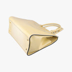 Prada Open Tote Bag Yellow Saffiano Patent 7 — view 4