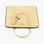 Prada Open Tote Bag Yellow Saffiano Patent 7 — view 8