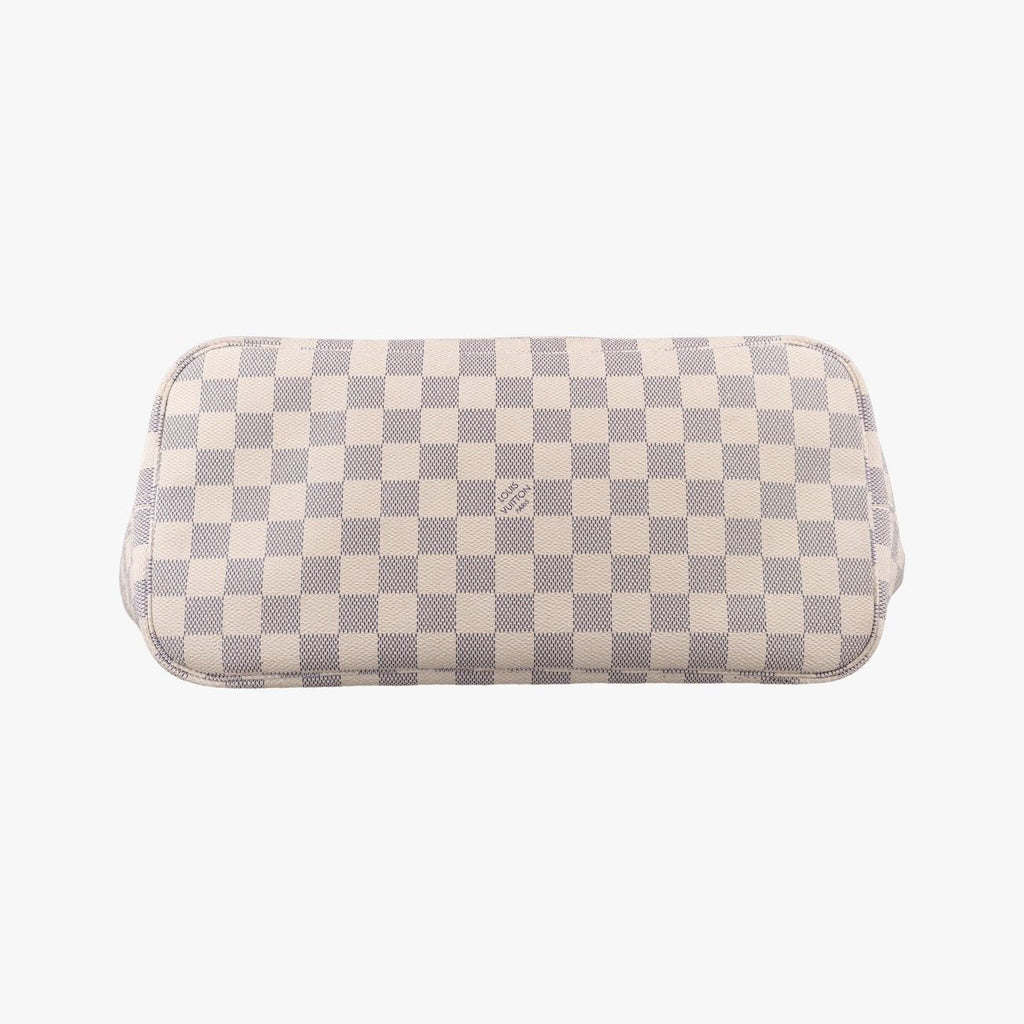 Louis Vuitton Neverfull MM Azur Damier Canvas — view 3