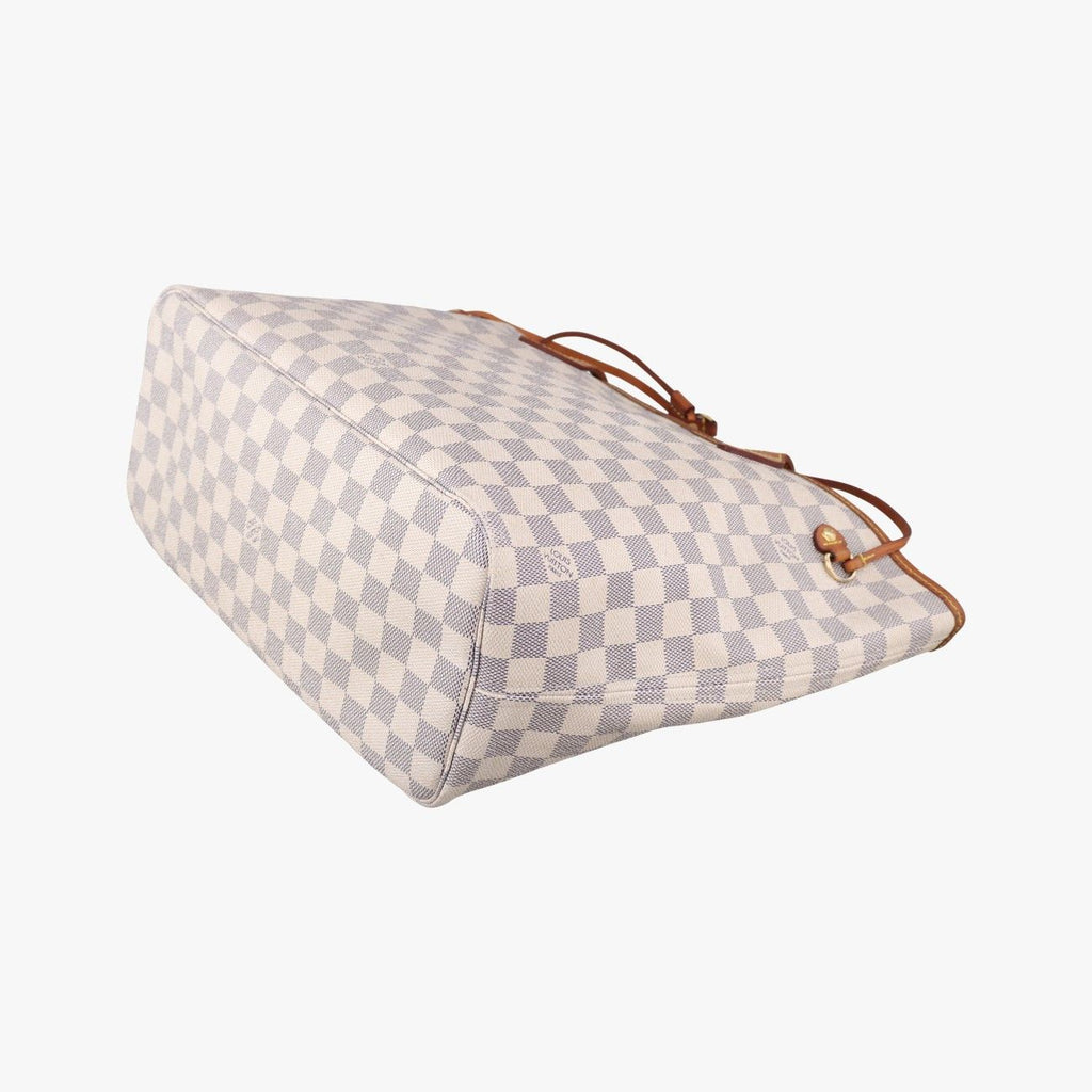 Louis Vuitton Neverfull MM Azur Damier Canvas — view 4