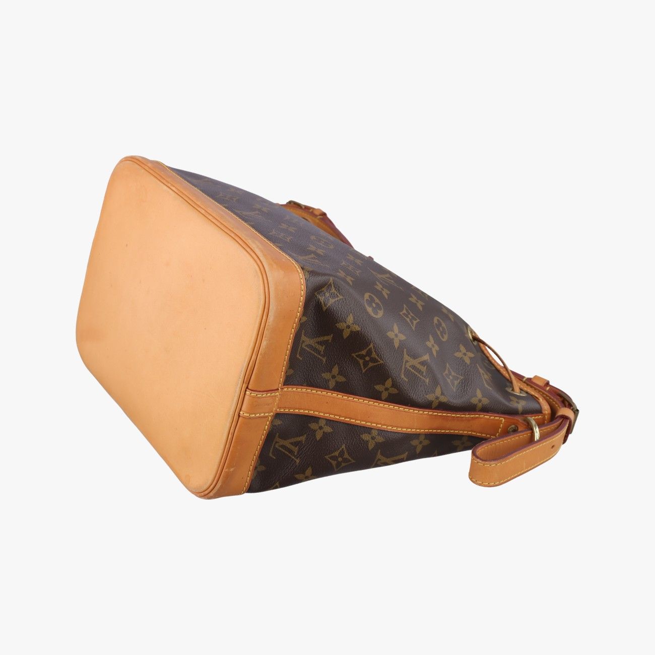 Louis Vuitton Noe BB Monogram Brown Canvas Bucket Bag — view 4
