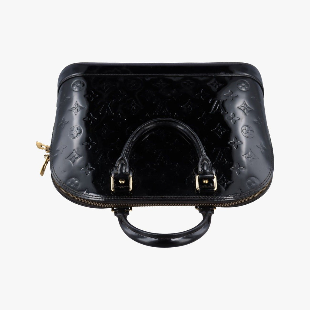 Louis Vuitton Alma PM Black Vernis Handbag — view 8