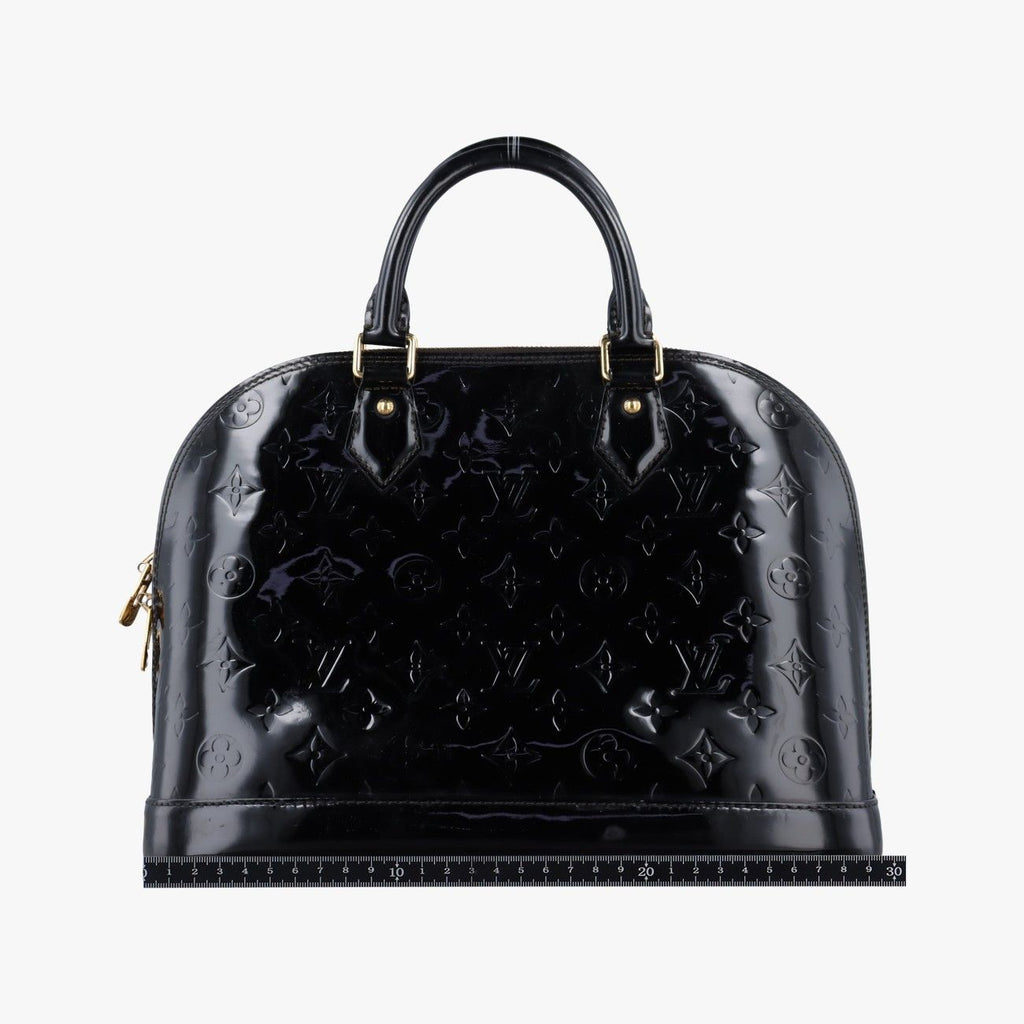 Louis Vuitton Alma PM Black Vernis Handbag — view 2