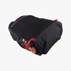 Gucci Sherry Line Embroidered Tiger Black Multicolor Canvas Backpack — view 7