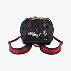 Gucci Sherry Line Embroidered Tiger Black Multicolor Canvas Backpack — view 8