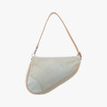 Dior Saddle Blue Fabric PZ Shoulder Bag