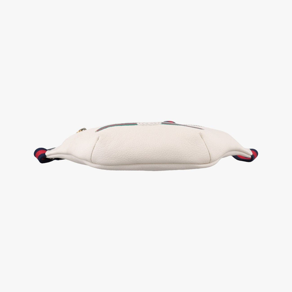 Gucci Print White Leather Handbag — view 3