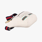 Gucci Print White Leather Handbag — view 5
