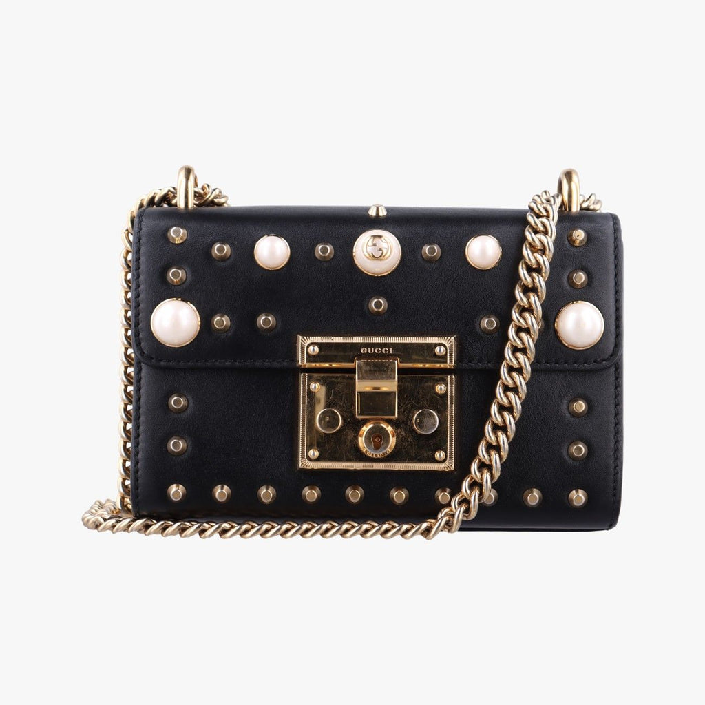 Gucci Padlock Black Leather