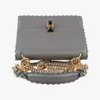 Fendi Studded Canai Gray Leather — view 8