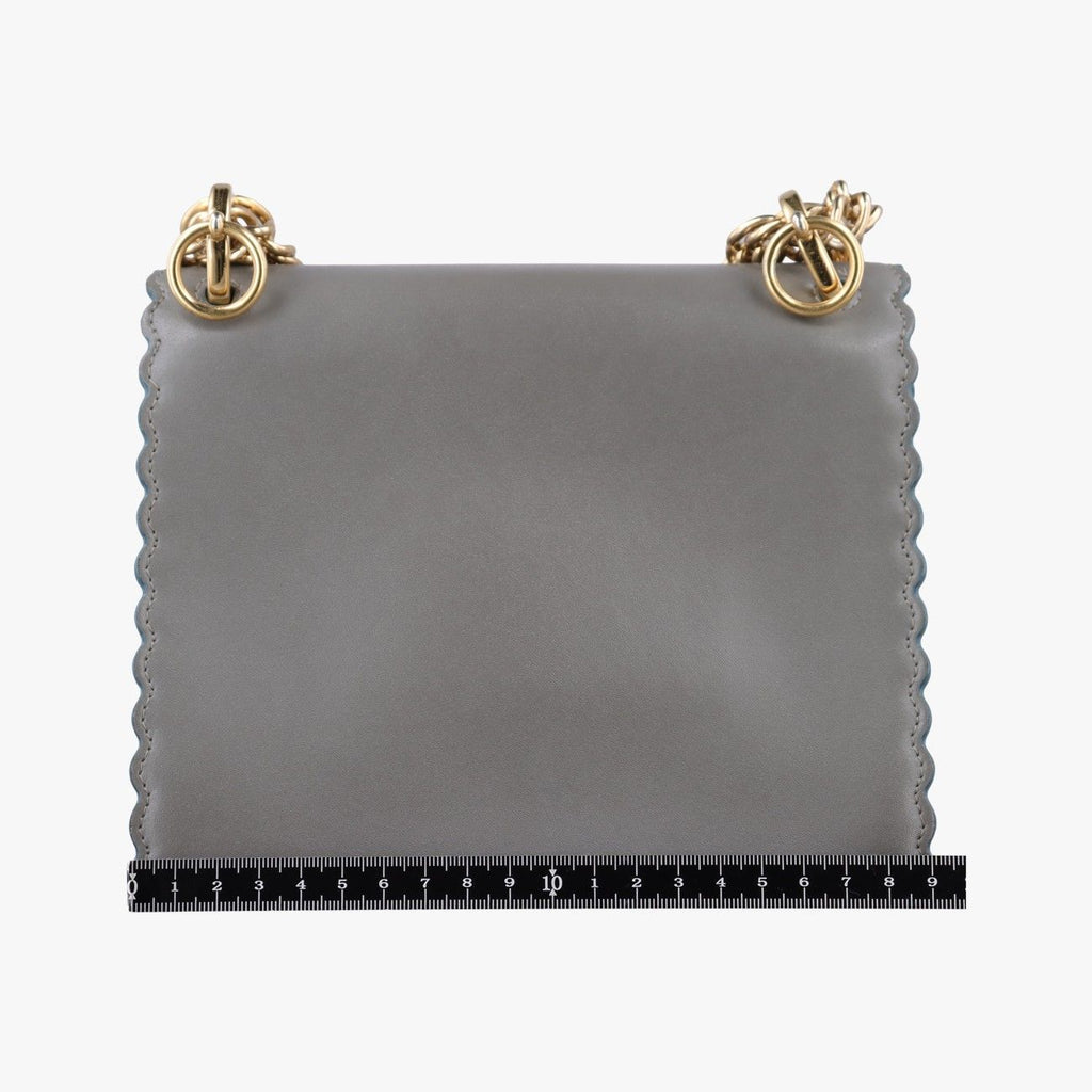 Fendi Studded Canai Gray Leather — view 2