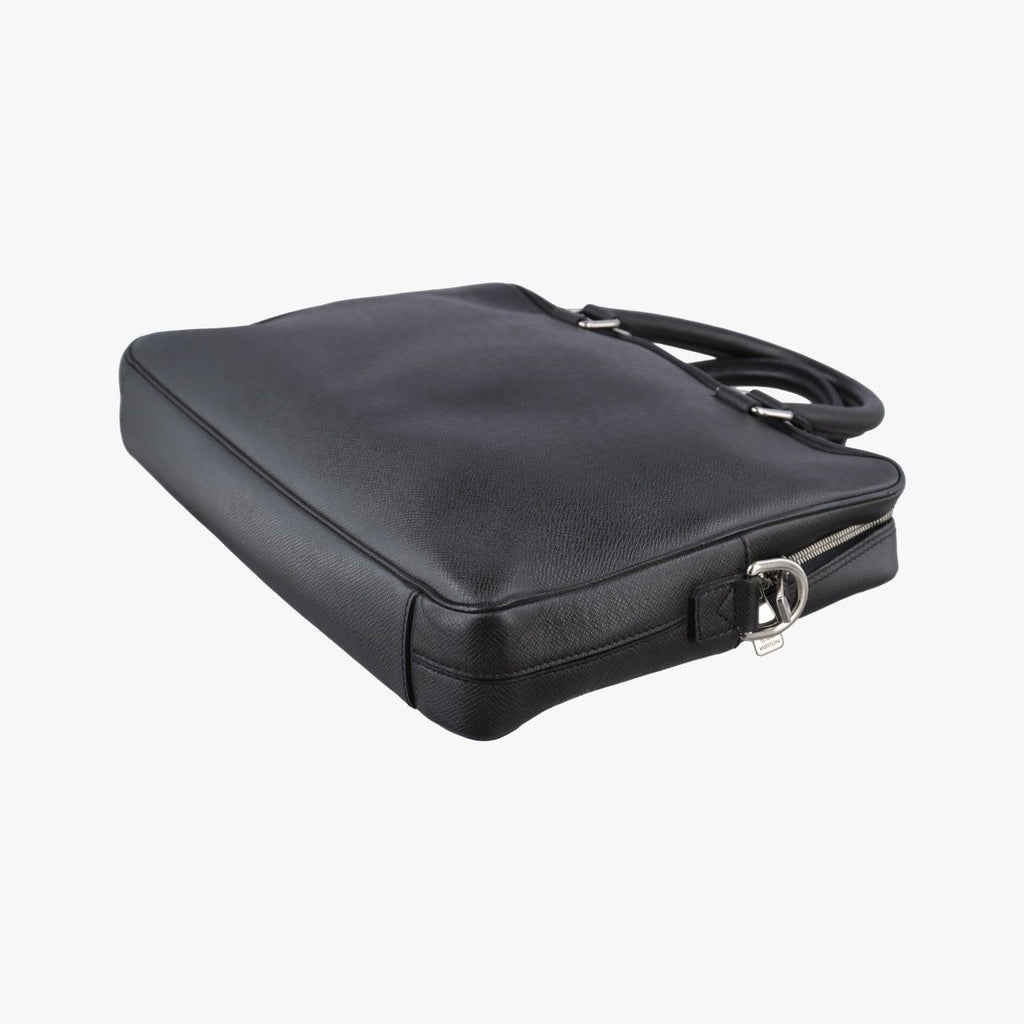 Louis Vuitton Porte Documents Business MM Black Taiga — view 6