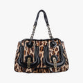 Fendi b Bag Brown Calf Hair