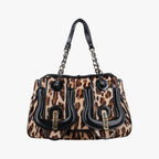 Fendi b Bag Brown Calf Hair