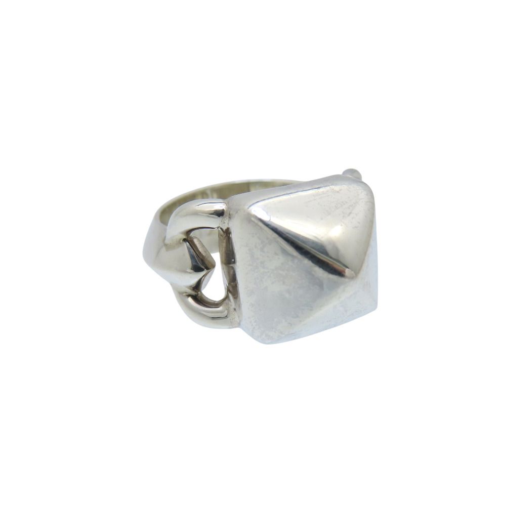 Hermes Vintage Medor 925 Sterling Silver Ring — view 4