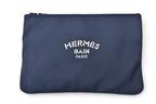 Hermes Pouch Flat Neobain MM Nylon Navy