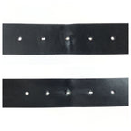 Celine Logo Print Western 90 Black White Silver Leather Belt — view 5