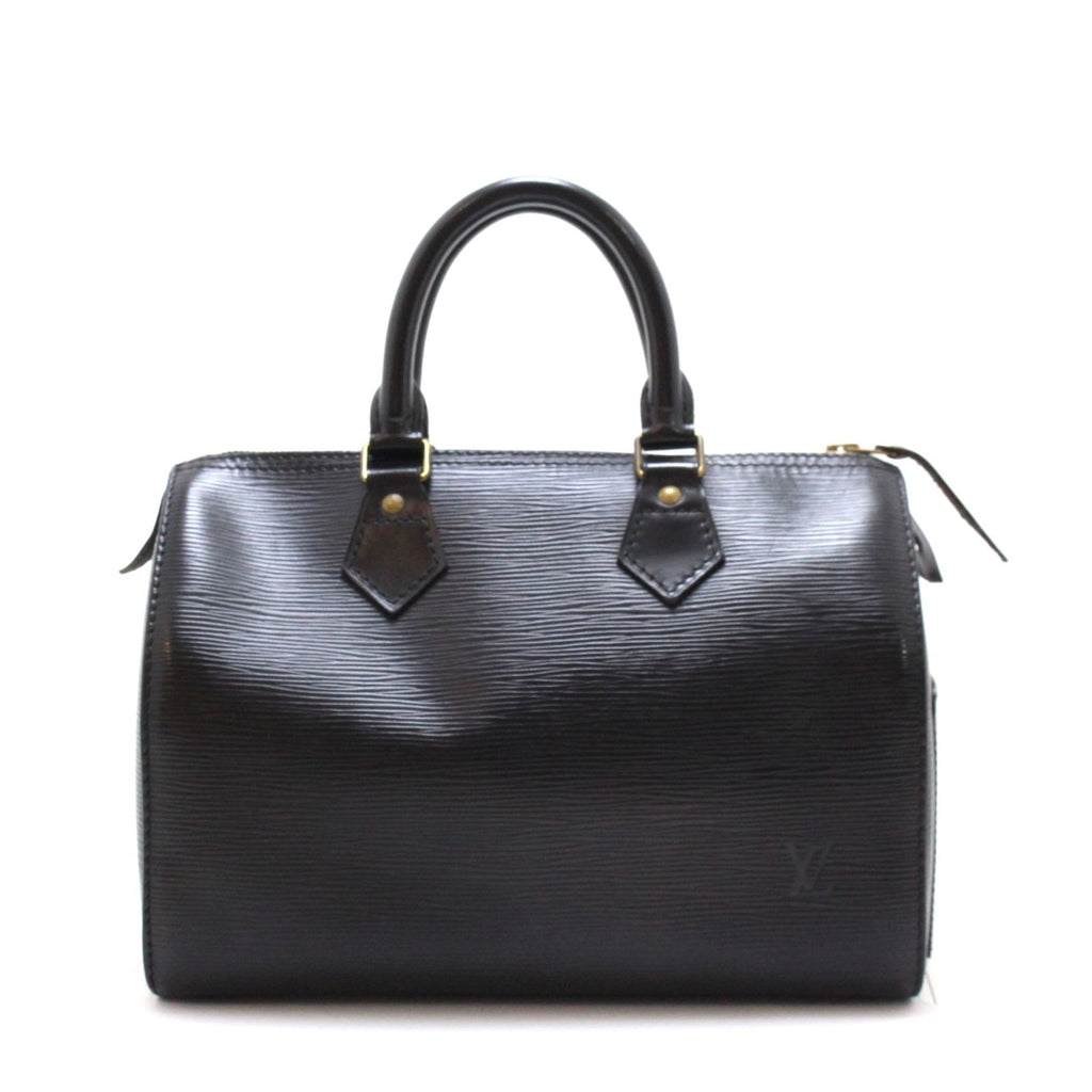 Louis Vuitton Speedy 25 Handbag Epi Leather Noir