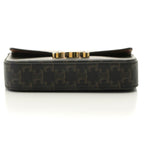 Celine Triomphe Claude Shoulder Bag Brown — view 3