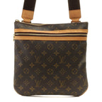 Louis Vuitton Pochette Bosphore Shoulder Bag Monogram Canvas Brown