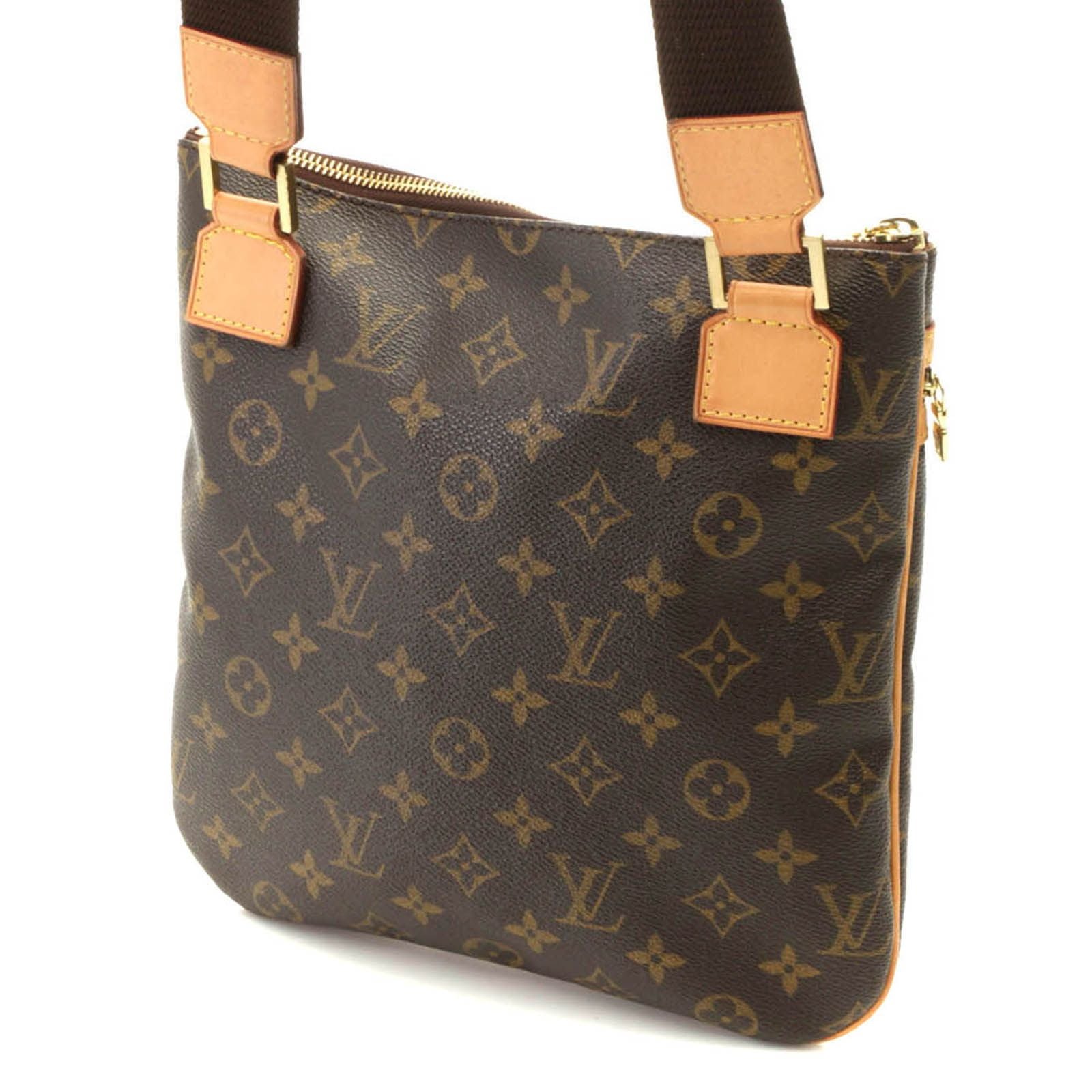 Louis Vuitton Pochette Bosphore Shoulder Bag Monogram Canvas Brown — view 2