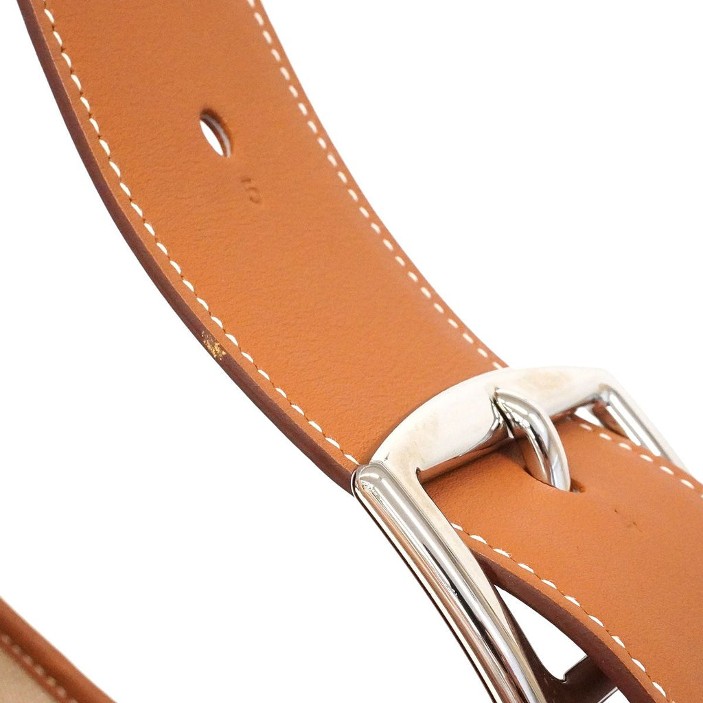 Hermes Shoulder Bag Arcon Toile H Gold Silver — view 6