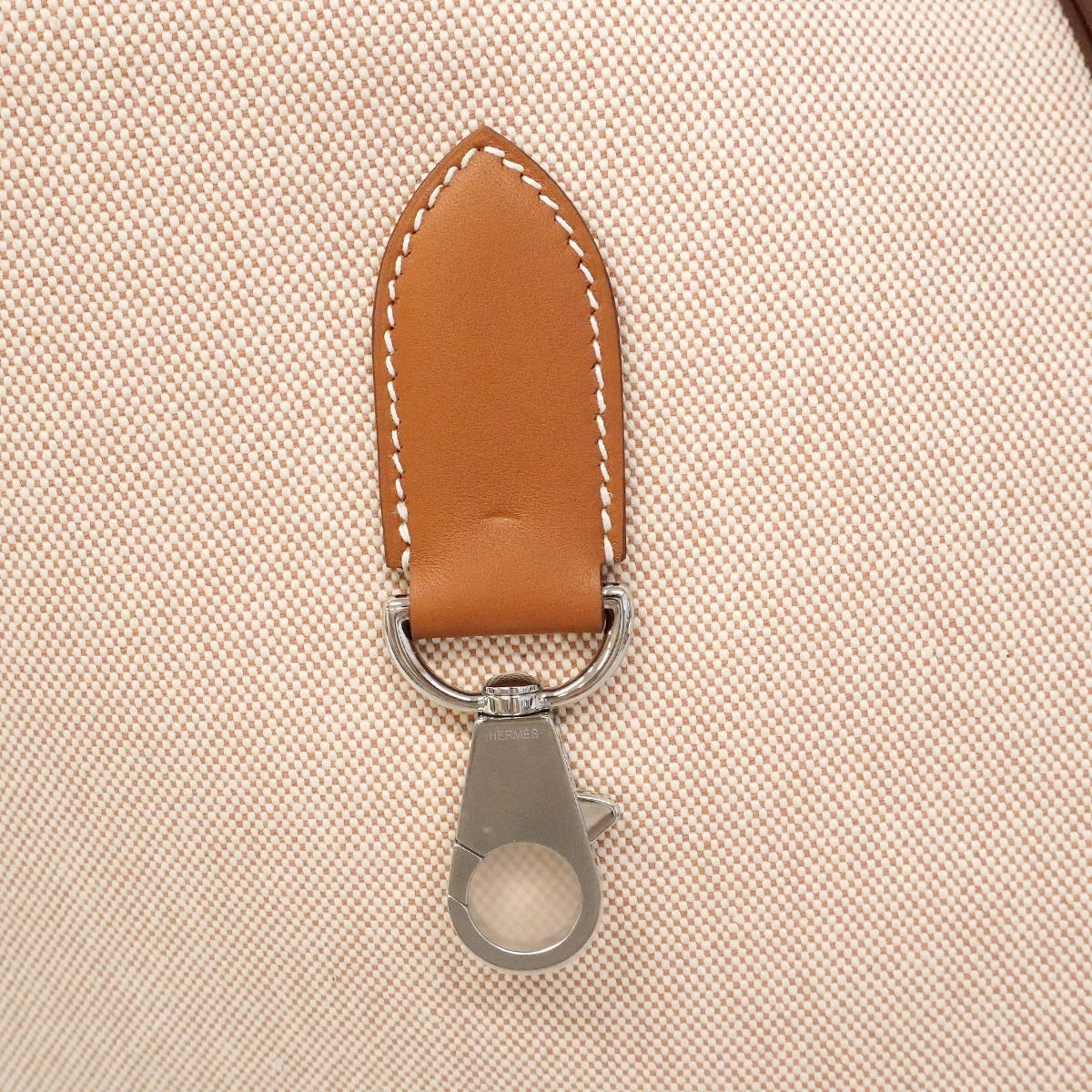 Hermes Shoulder Bag Arcon Toile H Gold Silver — view 8