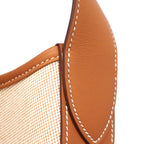 Hermes Shoulder Bag Arcon Toile H Gold Silver — view 7