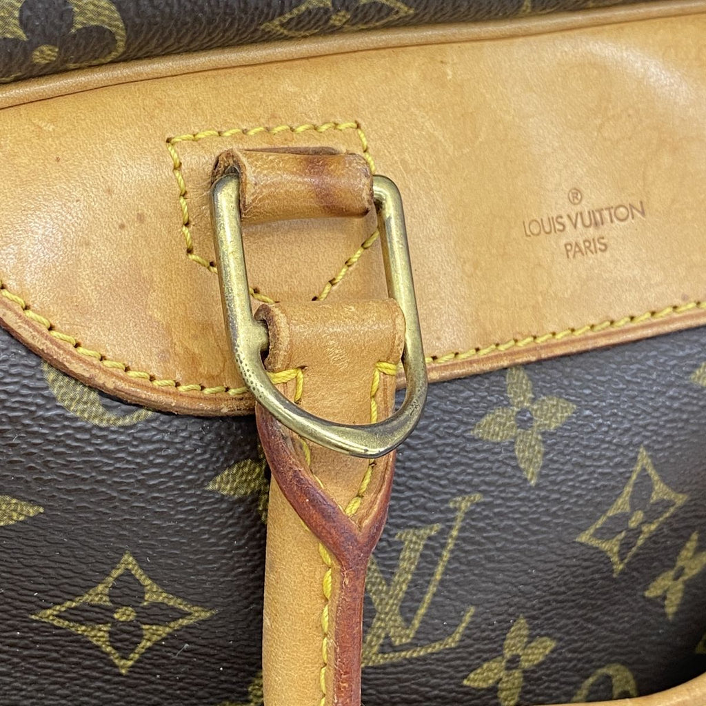 Louis Vuitton Handbag Monogram Deauville Brown — view 8