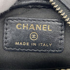 Chanel Shoulder Bag Quilted Lambskin Black Gold — view 5