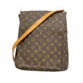 Louis Vuitton Shoulder Bag Monogram Musette Brown