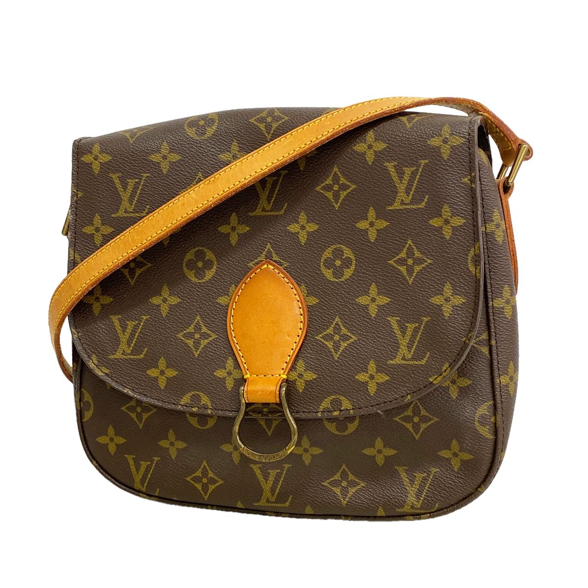 Louis Vuitton Shoulder Bag Monogram Saint-cloud GM Brown