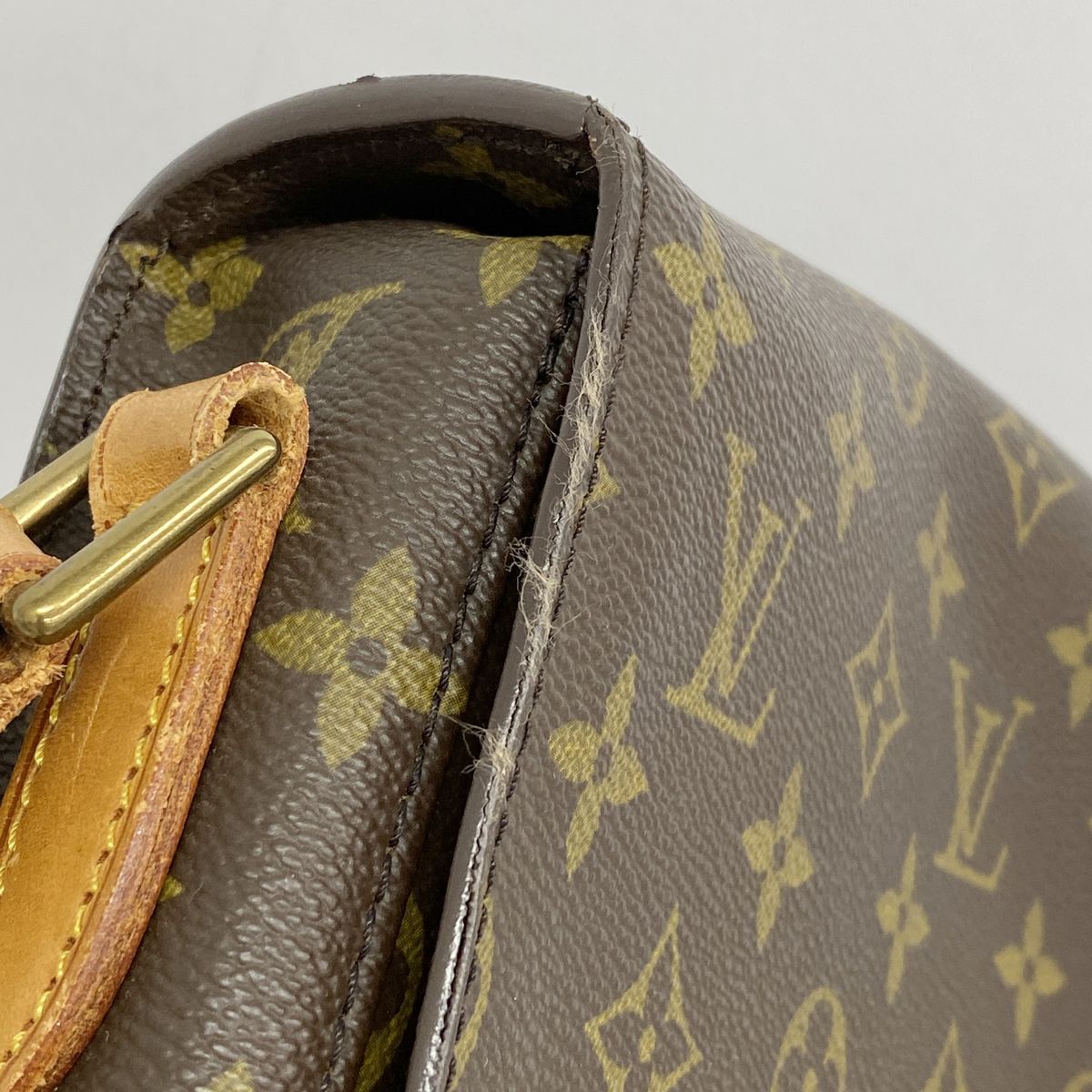 Louis Vuitton Shoulder Bag Monogram Saint-cloud GM Brown — view 7