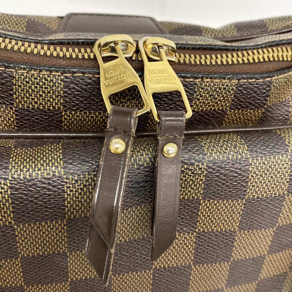 Louis Vuitton Shoulder Bag Damier Rivington GM Brown Ebene — view 8