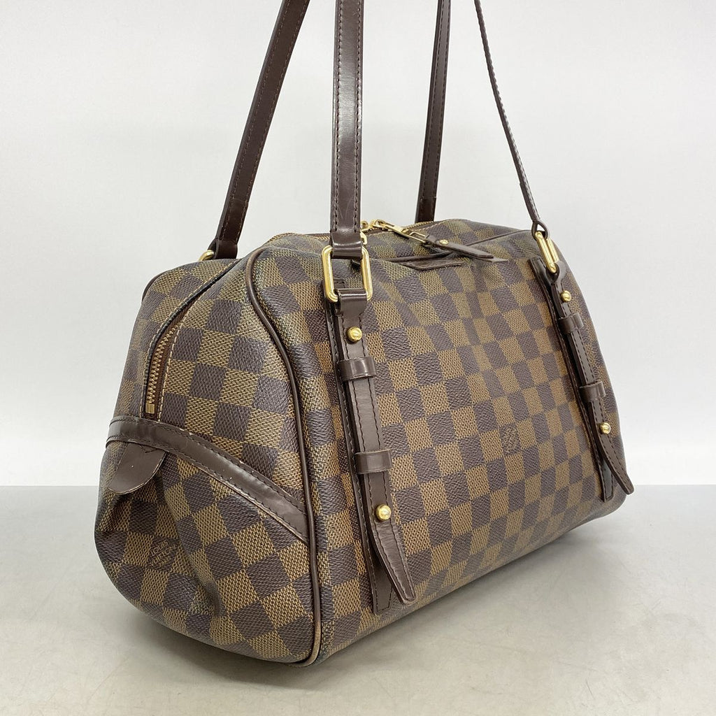 Louis Vuitton Shoulder Bag Damier Rivington GM Brown Ebene — view 2