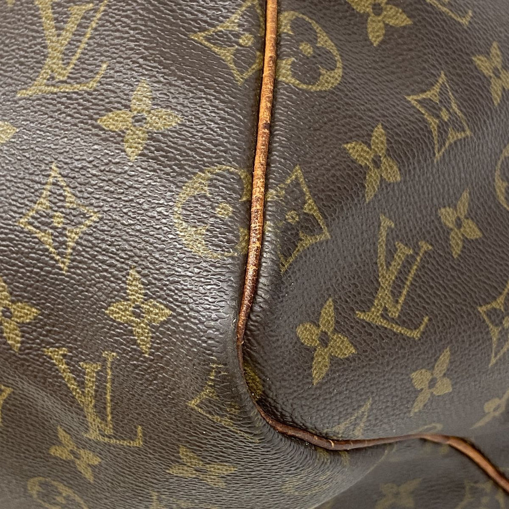 Louis Vuitton Boston Bag Monogram Keepall 55 Brown — view 8