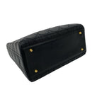 Dior Lady Cannage Stitch Leather 2-Way Shoulder Bag Black — view 7