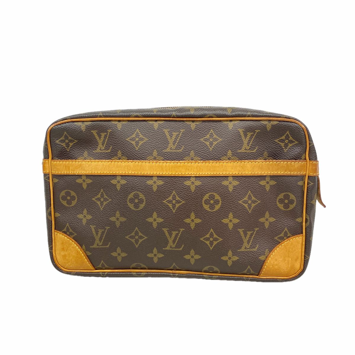 Louis Vuitton Clutch Monogram Compiegne 28 Brown