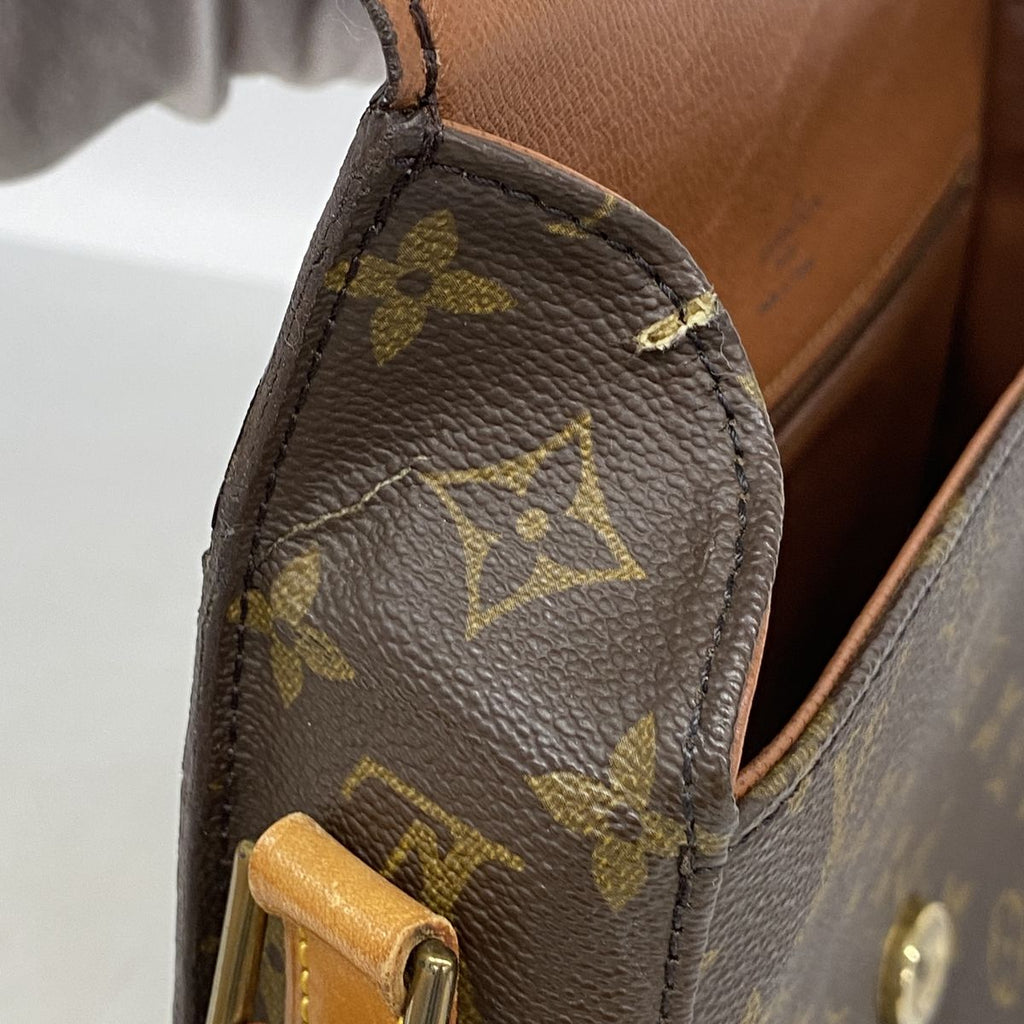 Louis Vuitton Shoulder Bag Monogram Saint-cloud GM Brown — view 6
