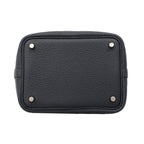 Hermes Handbag Picotin Lock PM Taurillon Clemence Blue Silver — view 3