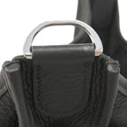 Hermes Shoulder Bag Evelyne Taurillon Clemence Black Silver — view 6