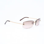 Chanel Sunglasses Eyewear CC Logo Rhinestone Brown — view 4