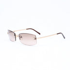Chanel Sunglasses Eyewear CC Logo Rhinestone Brown — view 3