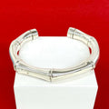 Gucci Bamboo Bangle 925 Sterling Silver Bracelet