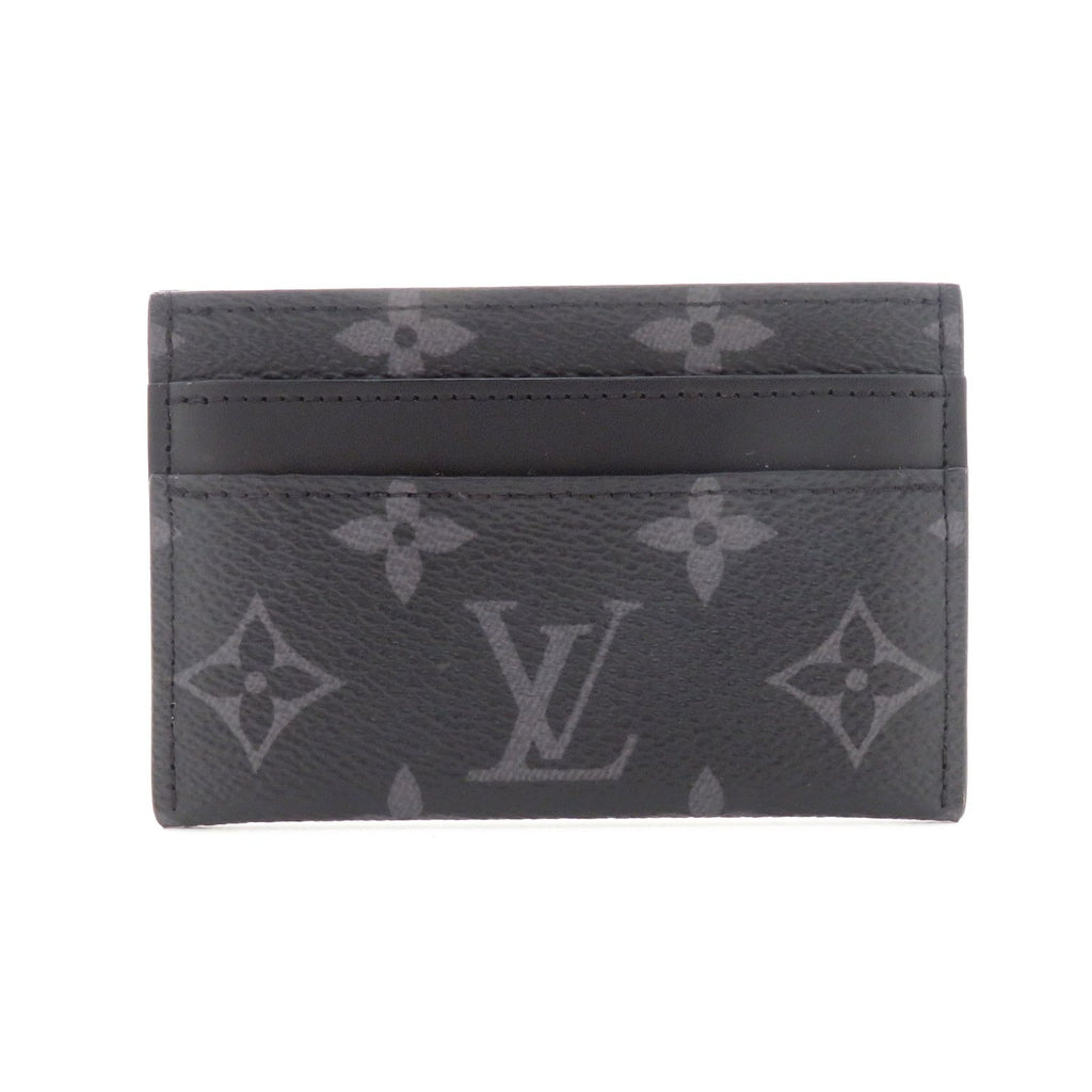 Louis Vuitton Card Case Double Monogram Eclipse Black