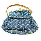 Louis Vuitton Mini Pleaty Monogram Denim Blue Shoulder Bag — view 6