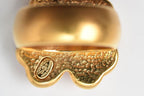 Chanel Ring CC Logo Flower Motif Pink Gold — view 4