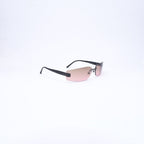 Chanel Rimless Sunglasses Eyewear CC Logo Matte Black Brown — view 4